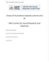 Views of Australians towards science and AI