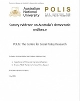 Survey evidence on Australia’s democratic resilience