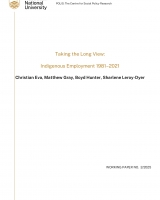 Taking the Long View: Indigenous Employment 1981–2021
