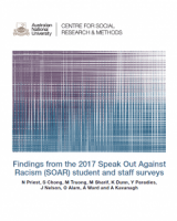 Findings from the 2017 Speak Out Against Racism (SOAR) student and staff surveys Findings from the 2017 Speak Out Against Racism (SOAR) student and staff surveys