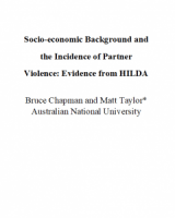 Socio-economic Background and the Incidence of Partner Violence: Evidence from HILDA Socio-economic Background and the Incidence of Partner Violence: Evidence from HILDA