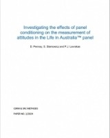 Investigating the effects of panel conditioning on the measurement of attitudes in the Life in Australia™ panel Investigating the effects of panel conditioning on the measurement of attitudes in the Life in Australia™ panel