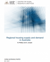 Regional housing supply and demand in Australia